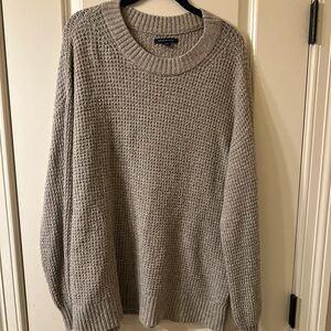 American Eagle Outfitters Beige/Light Brown Knit Sweater